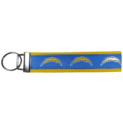 Siskiyou Sports NFL Los Angeles Chargers Woven Wristlet Key Chain,