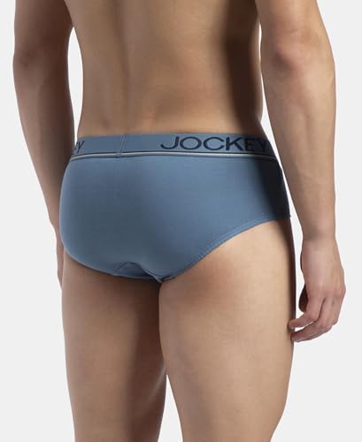 Image of Jockey 8037 Men's Super Combed Cotton Solid Brief with Ultrasoft Waistband