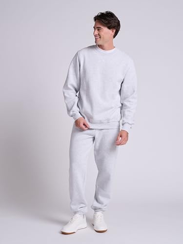 Image of Russell Athletic Men's Dri Power Fleece Elastic Bottom Sweatpants, Relaxed Fit, Moisture Wicking, with or Without Pockets