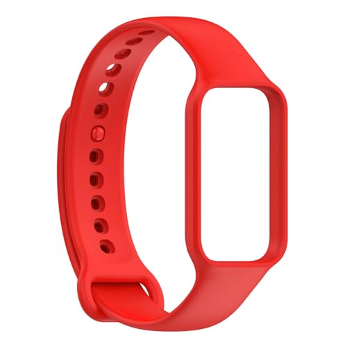 [MEVMEVGNLN] Fit For Redmi Smart Band 2�p�����X�g���b�v�AFit For Xiaomi 8�p�A�N�e�B�u�X�g���b�v�u���X���b�g�p�V���R���E�H�b�`�o���h�X�g���b�v(Red)