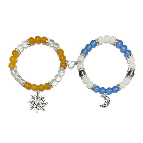 Miss Pink Spider Friendship Bracelets Matching Bracelets for Couples Best Friends Bff, Matching Spider Kitty Bracelet Halloween Christmas Birthday Jewelry Gifts for Women Teen Girls Bestie Gf Bf