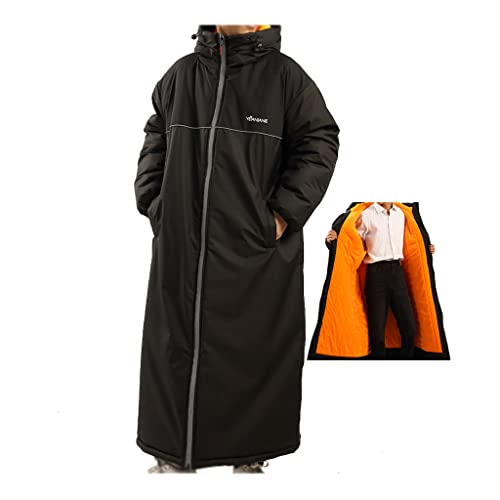 ZDDZ wasserdichte Winterwarme Rollstuhldecke Radfahren Kalte Windschutzscheibe Hutdesign für Rollstuhlreisen Fahrrad-/motorradfahren Angeln Cover