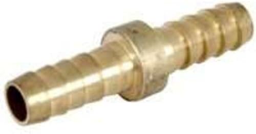 Prosource Ata-0243l Air Compressor Hose Splicer Fitting, 3/8", Brass (Pack of 25)