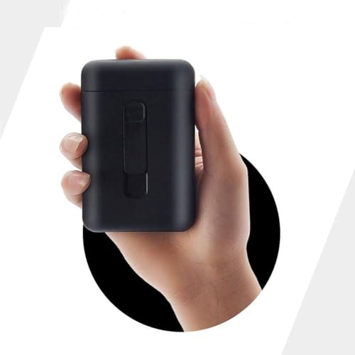 Cigarette Case with USB Lighter, Cigarettes Box 2 in 1 Rechargeable Flameless Windproof Electric Lighter
