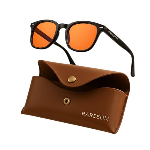 Raresom Premium Blue Light Blocking Amber Glasses for Computer, T...