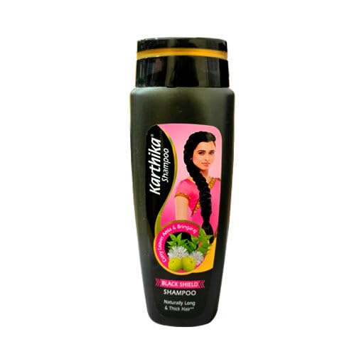 Buy Karthika Black Shield Shampoo with Amla, Curry leaves and Bringraj