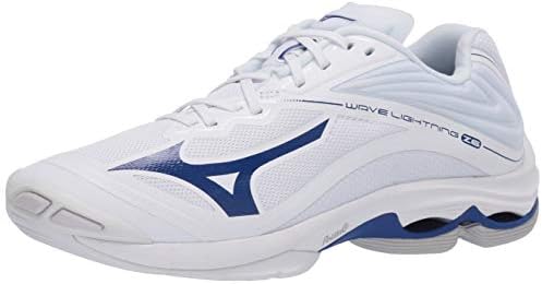 ホワイトスカイヴェール Mizuno Tênis de vôlei masculino Wave Lightning Z6, Branco - azul