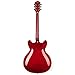 Grote Full Scale Electric Guitar Semi-Hollow Body Guitar Stainless Steel Frets(Red)