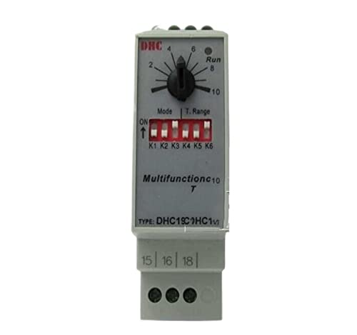 Relais temporisé multifonction AC/DC 24-240V DHC19-M pour tableau