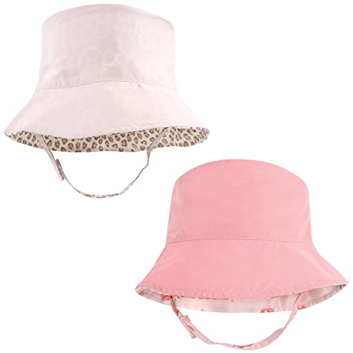 Hudson Baby Unisex Baby Sun Protection Hat, Blush Rose Leopard, 0-12 Months #TOP2