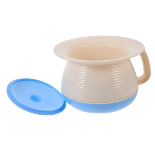 スピットン 高齢者用の便器 ユニセックスチャンバーポット 小便器ボトル チャンバーバケット 蓋付きチャンバーポット 便器つばつん ベッドサイドの小便器 おしっこバケツ プラスチック