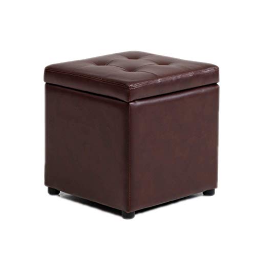 Canape multifonction Dunki coffre de rangement et siege marron - 2