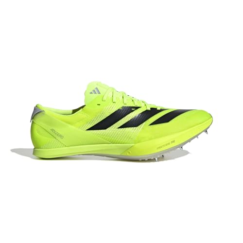 adidas Adizero Finesse Track-Field - Zapatillas deportivas para hombre, color negro, Lucid Lemon Core Negro, 46 2/3 EU