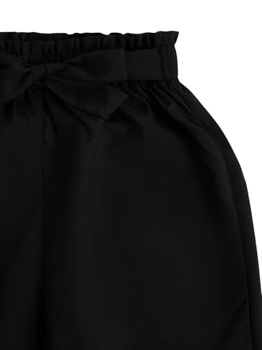 Image of Milumia Girl Casual High Waist Flowy Wide Leg Dress Pants Palazzo Pants Trousers