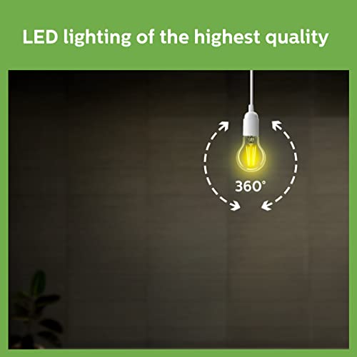 Image of Philips Full Glow 9-watt B22 Clear LED Bulb | Warm White, Pack of 5