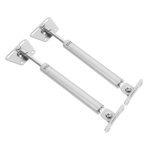 Unomor Telescopic Support Rods 2 Pieces Gas for Cabinet Doors Smooth Lift Damping Buffer Steel Construction