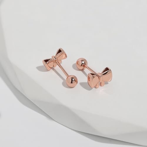 Pendientes Mini de Lazo de Plata para regalar con ternura 2