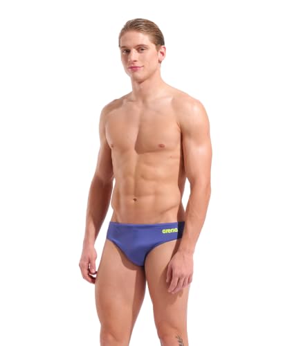 Image of Arena Men's Team Solid Swim Brief MaxLife Athletic Swimwear Professional Swimsuit Bathing Suit