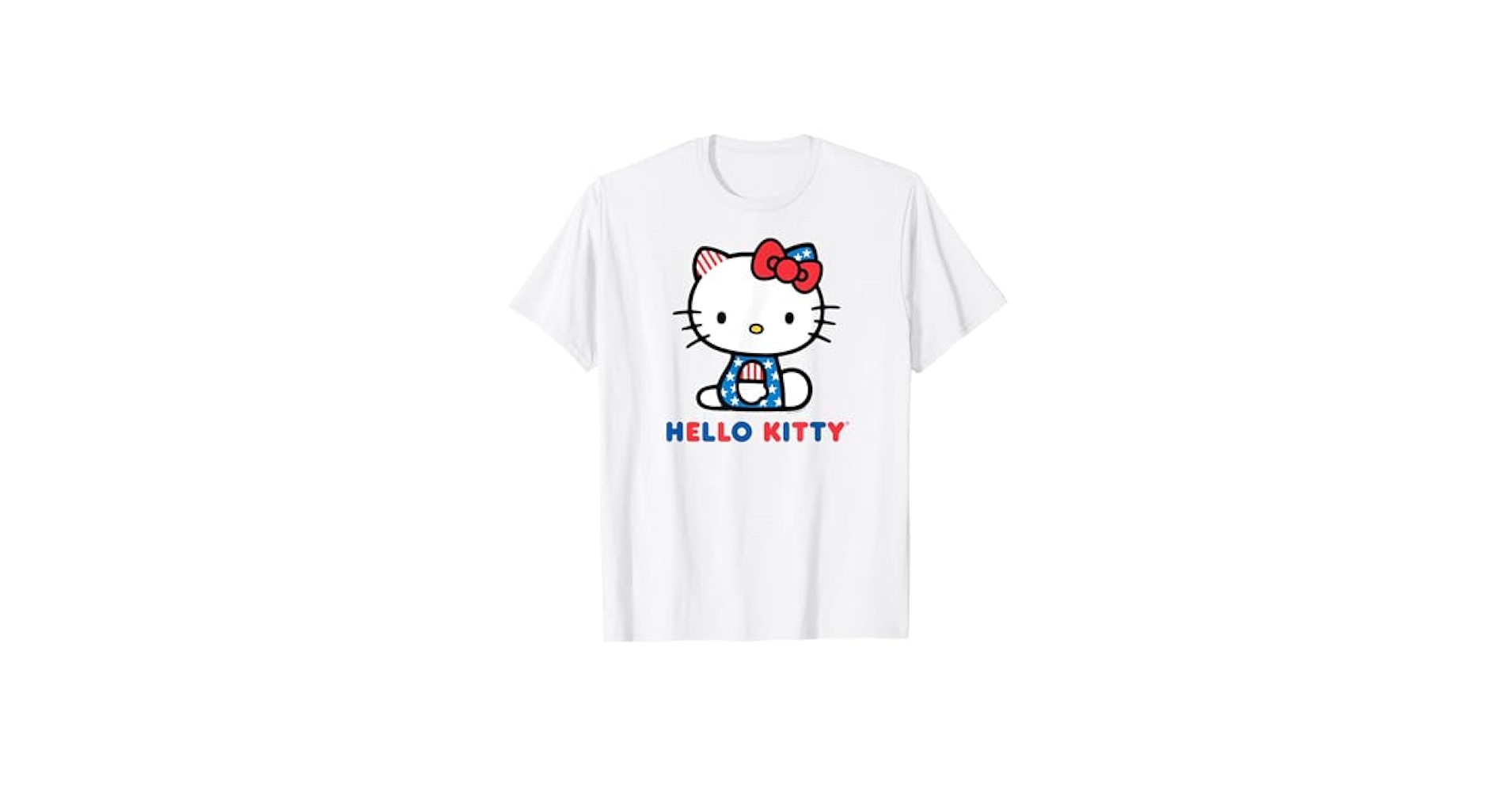 Amazon.com: Hello Kitty Stars and Stripes USA Americana T