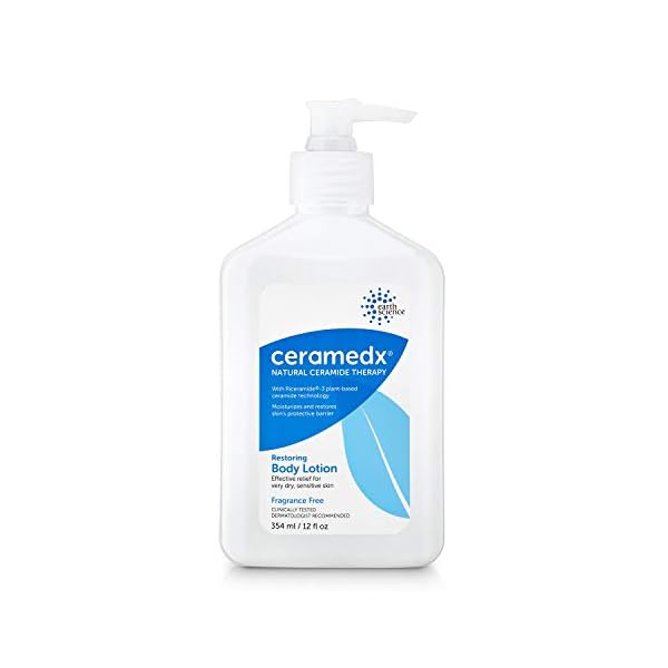 Ceramedx - Restoring Body Lotion | Natural Ceramide Lotion for Dry, Sensitive Skin | Cruelty Free, Vegan & Fragrance Free | 12 fl oz