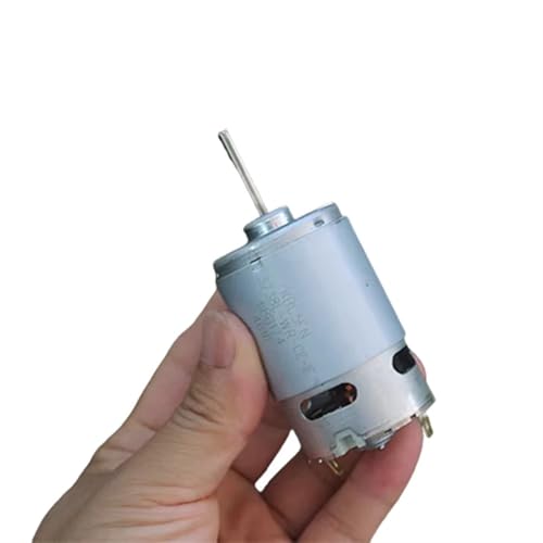 Moteur électrique DC 555 12V-24V à roulement à billes et balais de carbone