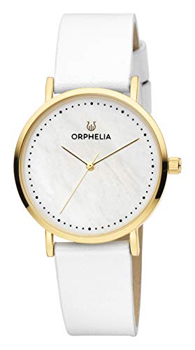 Preisvergleich Produktbild Orphelia Damen-Armbanduhr Fronte di marmo Analog Quarz Leder
