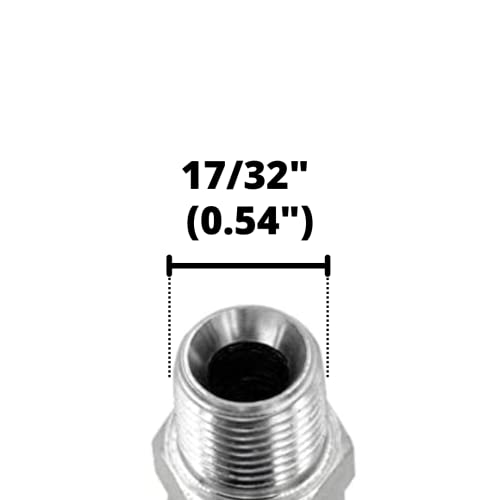 Image of (10-Pack) NPTF Male x NPSM Female Swivel Steel Pipe Fitting 1404 (1 /4 inch NPTF Male x 1 /4 inch NPSM Female)