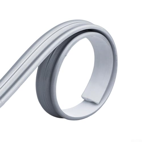 Honseadek Kit de panneaux muraux en PVC avec cadre miroir décoratif – Bande de bord pour décoration murale de fond TV, garniture de plafond de salon et salle de bain (argenté)