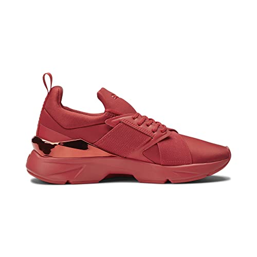 PUMA PUMA Women's Muse X5 Sneaker, High Risk Red-High Risk Red, 8