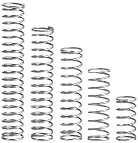 IMPRINT Mini Compression Springs, Steel with Zinc Plated Finish, 5 Different Sizes, Silver, 0.4x5mm, 10 to 30mm Length-picture-20