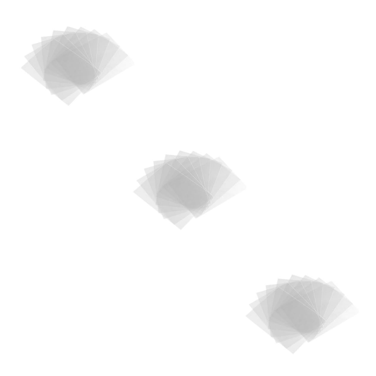 SOLUSTRE 30piezas Lámina De Plástico Transparente Shatterproof Para Proyectos De Manualidades y Enmarcado De Pósters Alta