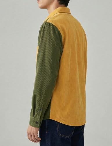 Image of ZAFUL Men's Shacket Aztec Print Shirt Jacket Flannel Button Up Turndown Collar Overshirt Chest Pocket Button Flap Thick Shirt