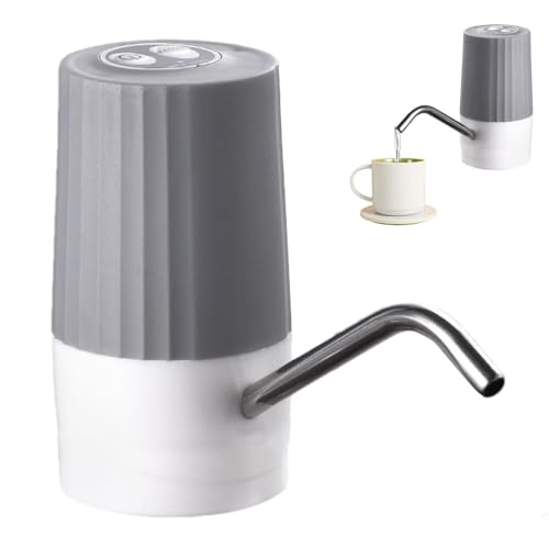 Bomba dispensadora de Agua, Bomba de Botella de Agua, Botella dispensadora de Agua, Bomba de Agua Recargable, Bomba de Agua Potable Multiusos, Bomba dispensadora de Agua eléctrica para Botellas