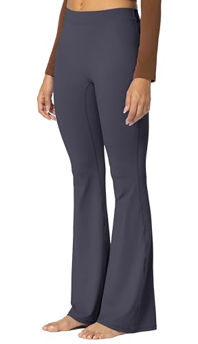Image of Sunzel Flare Leggings, Crossover Yoga Pants with Tummy Control, High-Waisted and Wide Leg