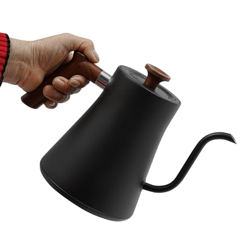 Black Electric Gooseneck Kettle For Precision Brewing