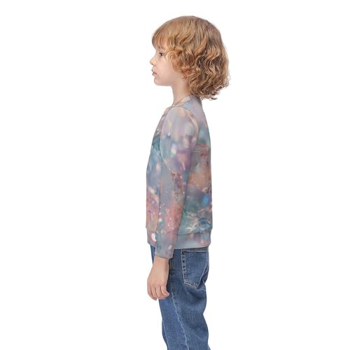 Glitter SparklesChildren's Casual Pullover Sweatshirt Loose Fit9-11Y3