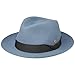 Produktbild Mayser Samuel Wollhut Filzhut Wollfilzhut Herrenhut Herren - Made in The EU mit Ripsband Herbst-Winter - XL (60-61 cm) blau