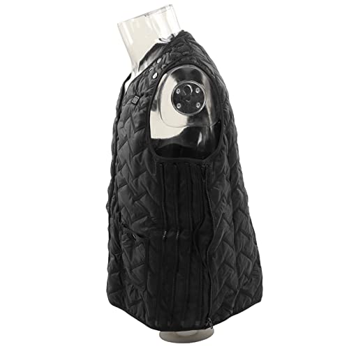 Colete de Aquecimento Elétrico Elegante Com 3 Níveis de Calor, Leve, Lavável e Ideal para Esquiar, P
