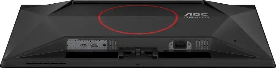 AOC Q27G4ZDF monitor back panel with input ports