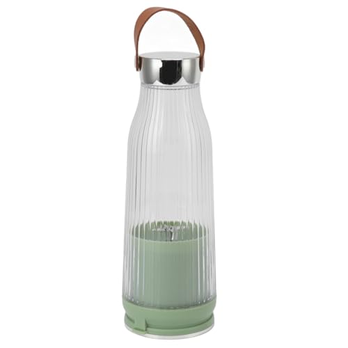 Licuadora portátil con hoja de acero inoxidable, batería de 1300 mAh, capacidad de 380 ml, diseño desmontable, amplia aplicación, para cocina al aire libre