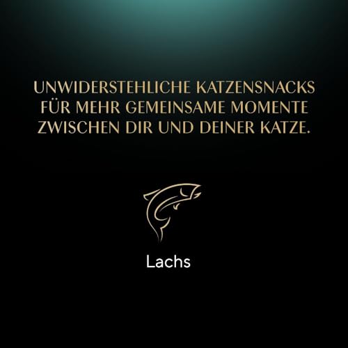 SHEBA Beutel Creamy Snacks für Katzen mit Lachs MSC-zertifiziert 11 x 4 x 12g