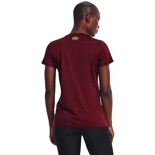 Image of Under Armour Womens Tech V-Neck Twist Short-Sleeve T-Shirt