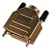 MULTICOMP MC-DTPMK15-K BACKSHELL, METALIZED, VERT, BLK, 15WAY (10 pieces)