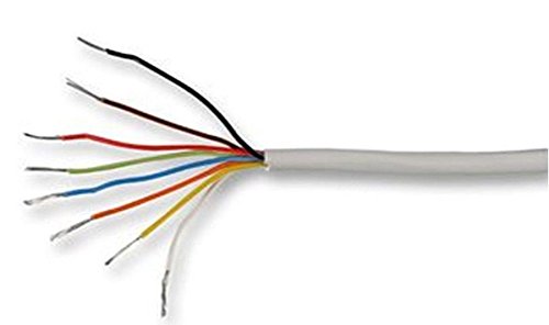 electrosmart White 8 Core Burglar/Intruder Alarm Cable for Home/Office Security (10m)