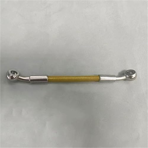 Durite de frein en acier tressé robuste avec raccords M8 pour moto