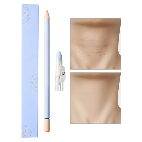 Crayon Correcteur | Stylo Base Anti-Sueur 13g | Avec Taille-Crayon Correcteur Maquillage Hydratant,Pour Yeux, Cernes, Imperfections, Femmes, Hommes, Adolescents, Dames, Mères, Fêtes, Spectacles
