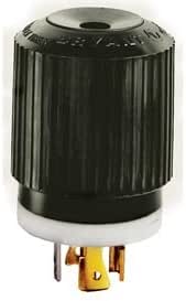 Industrial Grade Locking Plug, 4-Pole, 5-Wire, 20 Amp, 120/208V, 400 Hz ...