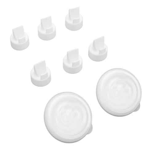 Piezas de repuesto para extractor de leche, silicona líquida blanca miniatura 7