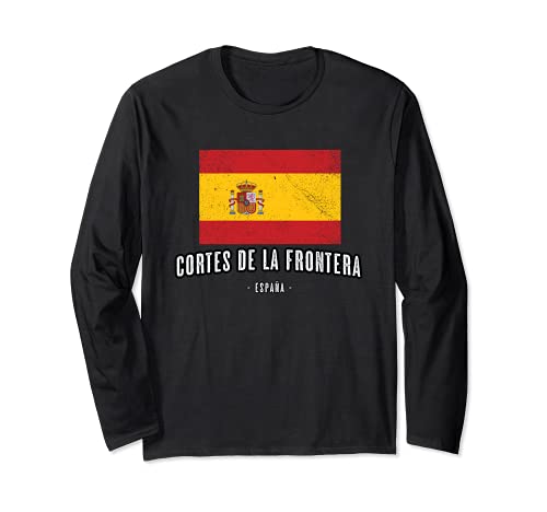 Cortes de la Frontera España | Souvenir - Ciudad - Bandera - Manga Larga