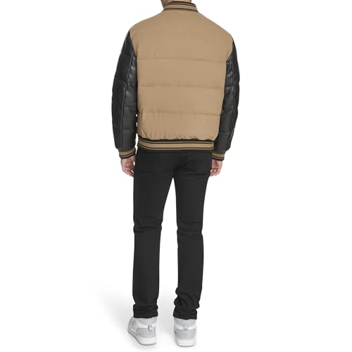 Champion Men's Varsity Bomber Puffer Jacket4